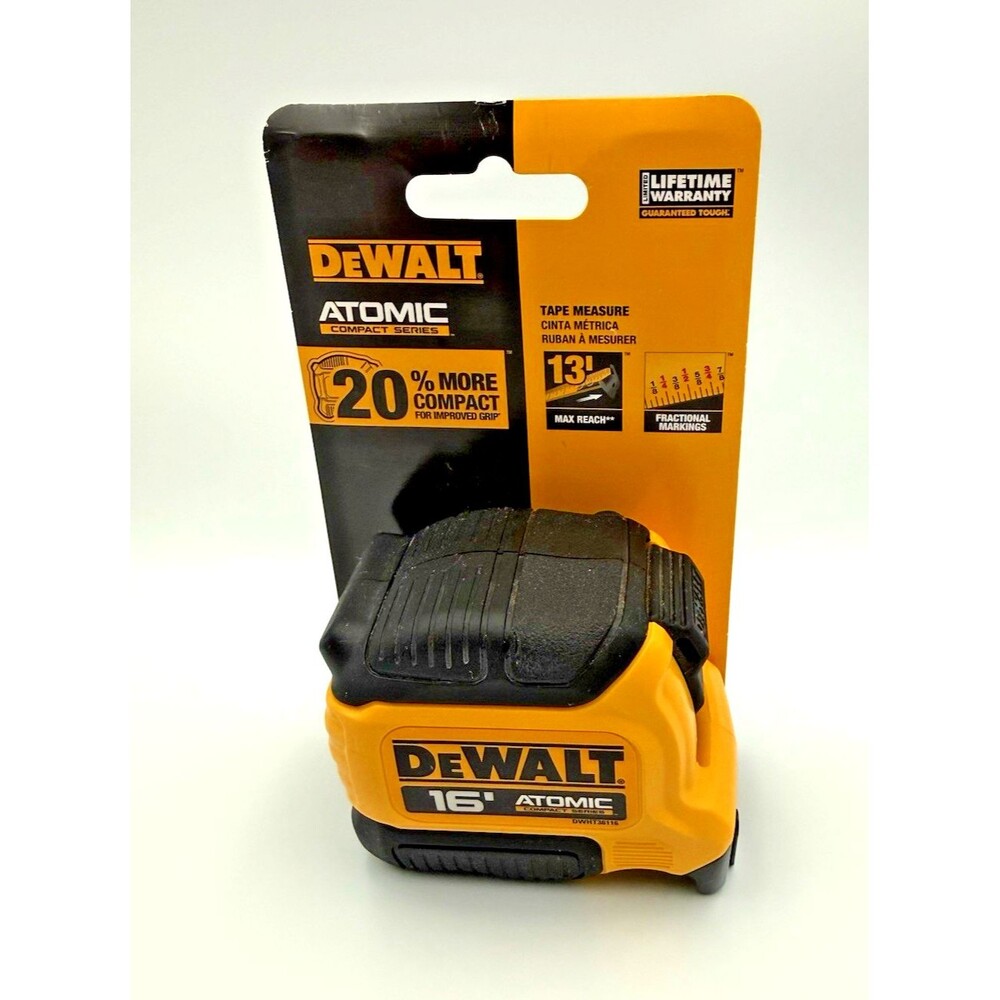NIP DEWALT Atomic Compact Series 16 ft. Tape Measure (DWHT38116)